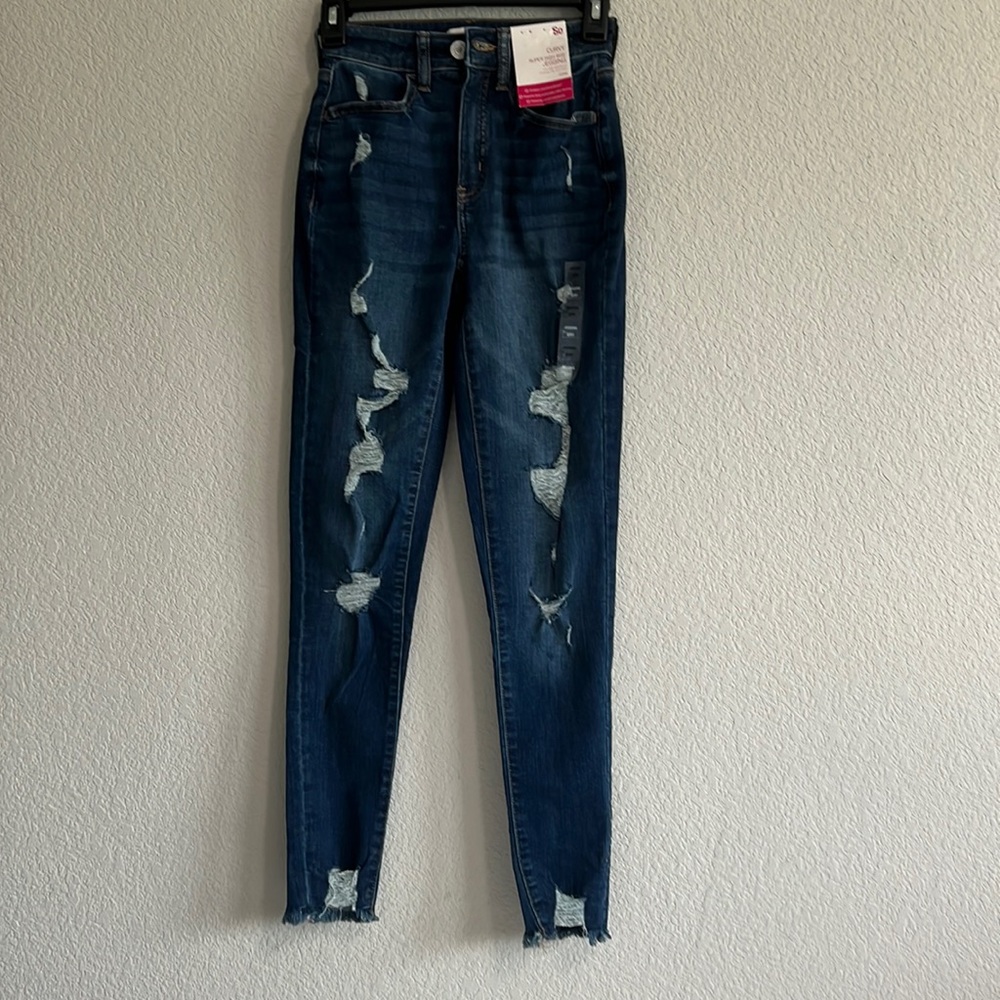 New Women’s jeans Curvy super high rise jegging